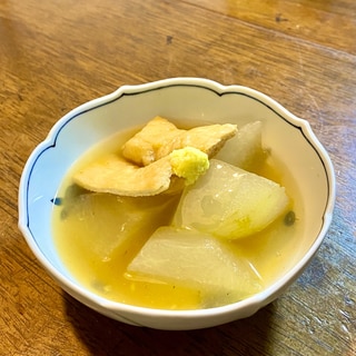 ☘️とうがんと油揚げの煮もの〜しょうがあん【和食】